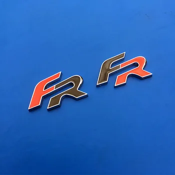 1 peça de Metal 3D FR Carro Adesivo Emblema Emblema para Seat Leon FR+ Ibiza Cupra Altea Exeo Fórmula Carro de Corrida Estilo
