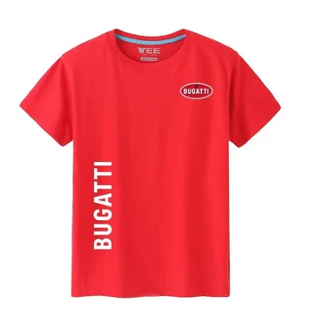 2021 verão de Novo T-Shirts Homens de Algodão de Manga Curta para Bugatti T-Shirt de Homem de cor sólida Mens t-shirt Tops