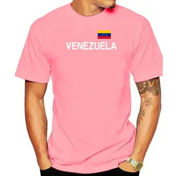 2022 Quente da Venda de Moda de T-Shirt Senhoras Venezuela -com a Bandeira de Impressão - Preto - S A XL - Caracas Camiseta