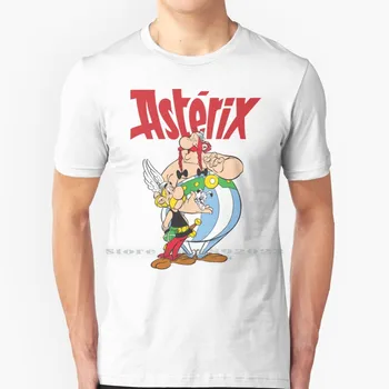 Asterix E Obelix Com Idefix, T-Shirt de Algodão 6XL Asterix Obelix Idefix, Gauleses Cartoon Crianças Livros de histórias em Quadrinhos