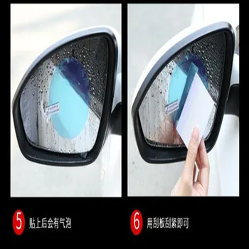 Estilo carro espelho Retrovisor filme Impermeável Adesivos Para a Mercedes-Benz A205 A209 S238 A238 A207 C207 A217 C217 R231 R172 C199