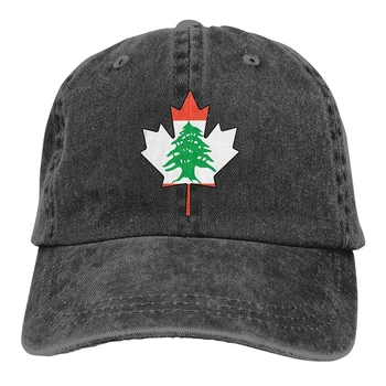 Líbano Bandeira do Canadá Maple Leaf Boné chapéu de cowboy Pico do boné Cowboy Bebop Chapéus de Homens e mulheres de chapéus